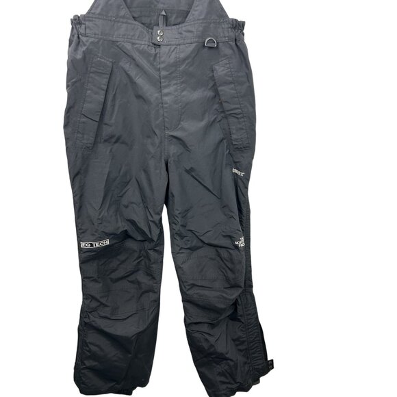 The North Face Gore-Tex Snow Bib Pants Men L Black EG Tech Waterproof Ski VTG - Picture 10 of 16